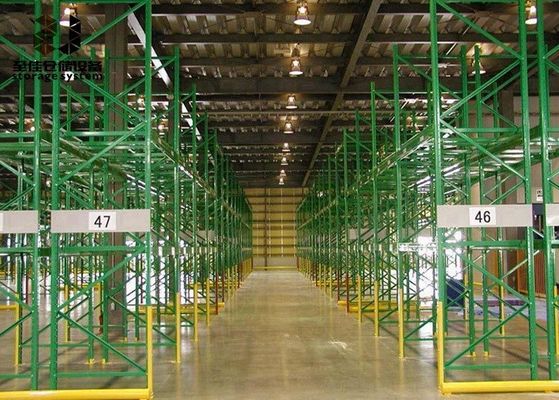 Rack di stoccaggio pesante a due / tre livelli / scaffalature di magazzino saldate