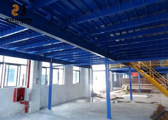 Acciaio Q235 / 245 Ripiani senza bulloni / rivetti, magazzini Mezzanine Pavimenti per edifici