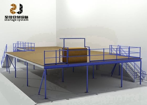 Ripiani senza bulloni / rivetto Max 6000mm Verticale per l'uso in magazzino Mezzanine Deck