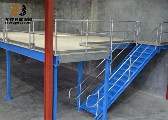 Acciaio Q235 / Q345 Pavimenti Mezzanini Industriali Due Strati Per Magazzino