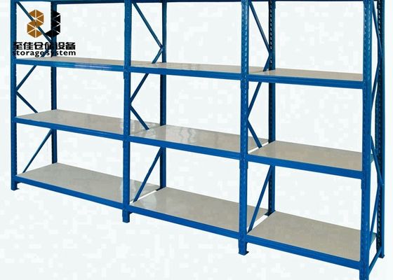 Rack di stoccaggio leggero rivestito in polvere magazzino scaffali regolabili in acciaio