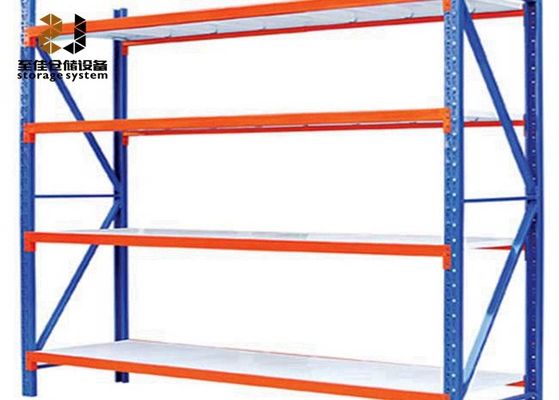 Scaffalature laminate a freddo in acciaio epossidico in polvere rivestite a lungo raggio, massimo 1000 kg / livello