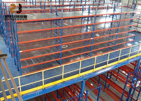 Strati di acciaio Q235 / Q345 Mezzanine con grande capacità di carico 500kg - 4000kg/mq