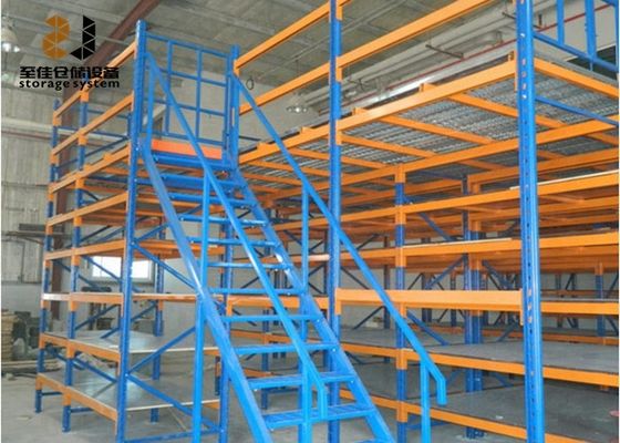 Strati di acciaio Q235 / Q345 Mezzanine con grande capacità di carico 500kg - 4000kg/mq