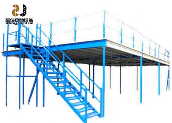 Piattaforme di stoccaggio in acciaio con mezzanine / mezzanine con portapaletti