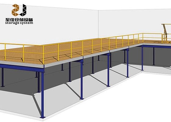 Pavimenti di mezzanine galvanizzati per magazzini 500 kg/mq-1500 kg/mq per la movimentazione dei materiali