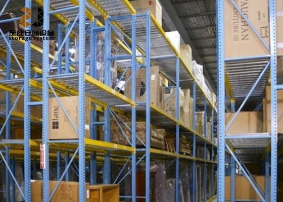 Rack di stoccaggio a medio carico di acciaio laminato a freddo Rack di pallet per magazzini a più livelli