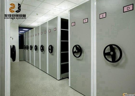 Chiusura di sicurezza 6 strati sistemi di archiviazione mobile ad alta densità per ufficio / banca