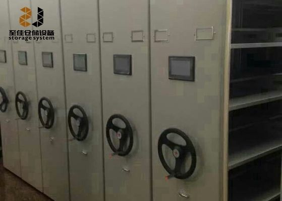 Chiusura di sicurezza 6 strati sistemi di archiviazione mobile ad alta densità per ufficio / banca
