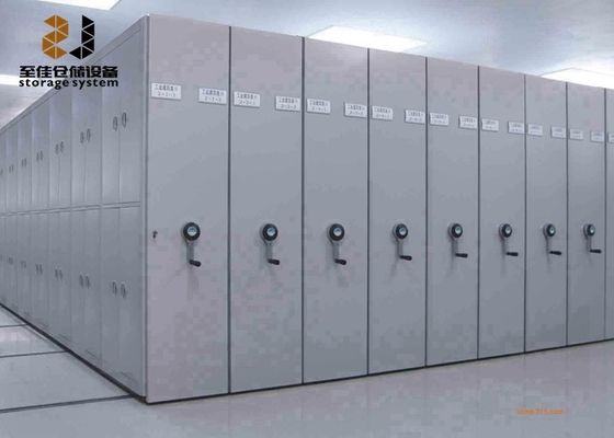 Polvere di rivestimento sistemi mobili di scaffalatura con serratura di sicurezza Easy Assemblare