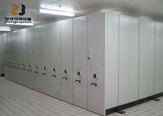 Polvere di rivestimento sistemi mobili di scaffalatura con serratura di sicurezza Easy Assemblare