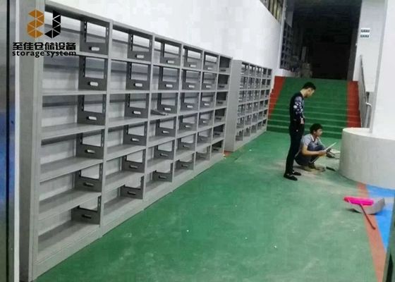 Polvere di rivestimento Compatti sistemi di scaffalatura facile da assemblare sistemi di scaffalatura ad alta densità