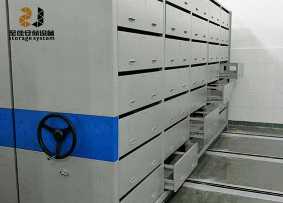 Chiusura di sicurezza 6 strati Armadi mobili per archivi Sistema di scaffalatura con garanzia 5 anni
