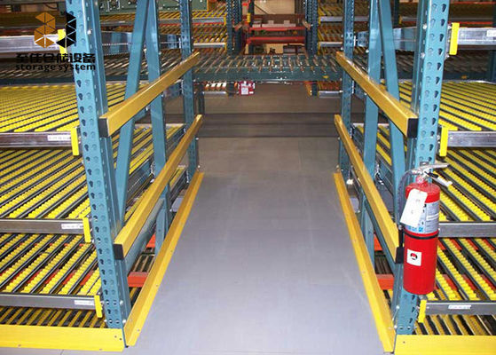 Rack di stoccaggio industriali in acciaio indipendenti Rack di flusso di cartone di massimo 1500 kg