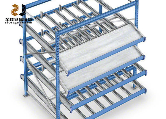 Rack di stoccaggio per metallo di magazzino di 4 livelli regolabili a più livelli ad alta efficienza