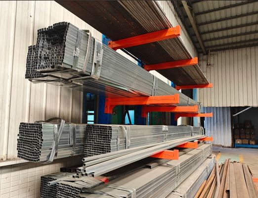 Scaffalature per pallet industriali rivestite in polvere grigia