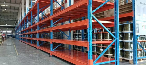 Protezione dalla corrosione Finish Industrial Metal Storage Racks per soluzioni di stoccaggio versatili