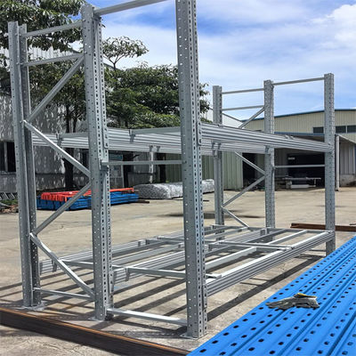 2000 kg di capacità Rack di stoccaggio in acciaio ad uso pesante personalizzabile per le necessità di stoccaggio ad uso pesante